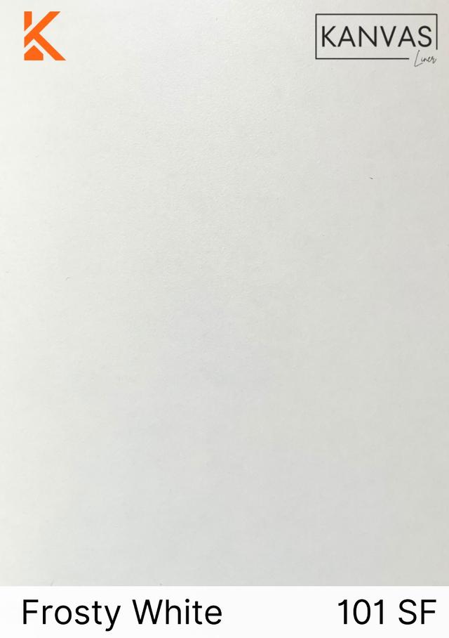 101 SF - Frosty White - Kanvas Liner - 8ft x 4ft