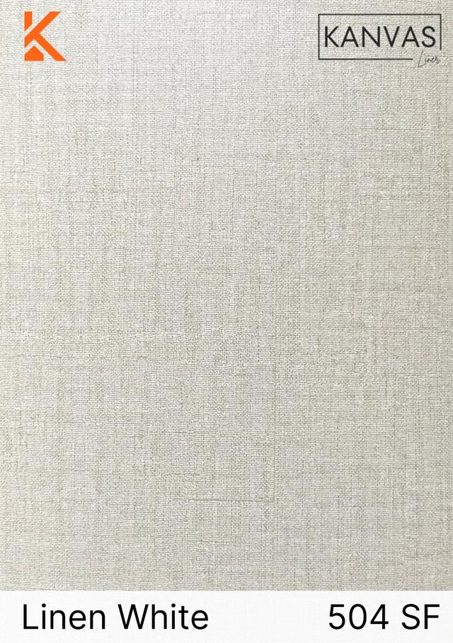 504 SF - Linen White - Kanvas Liner - 8ft x 4ft